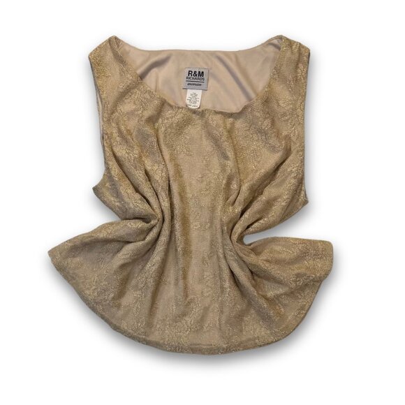 New With Tags Vintage Plus Size Sparkly Tank Top | Women's 22W | R&M Richards - Picture 1 of 7